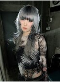 シャギーウルフロングウルフカット外ハネウルフレイヤーロング