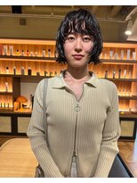 ロスタークラス(ROSTAR class) 大人黒髪ボブにパーマ