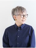 【えがお美容室 奈良店】50代60代に人気☆グレイヘアカラー