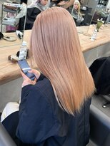 ベレーザ 渋谷(BELEZA)&nbsp;8192ブロンドベージュハイライトバレイヤージュハイトーンカラー