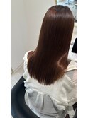 うねりも広がりも押さえます◎髪質改善ストレート