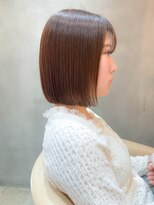 ロンド エスポワール 錦糸町(Lond espoir)&nbsp;澤口】オリーブグレー/ボブ/顔周り/レイヤー/髪質改善/縮毛矯正