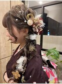 サイド編みおろし