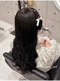 ひつじヘア【クランソア】ヘアメ/ヘアセット/心斎橋