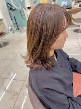 アッシュ 下北沢店(Ash) くせ毛をいかしたミディアムレイヤー