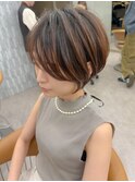 ミニウルフレイヤーカット顔周りカット前髪カットショート錦糸町