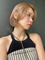 トルネード(TORNADO) 上品さと抜け感を叶える、タイトな韓国ミニボブ タッセルボブ