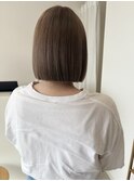 福井/大和田/ブリーチカラー/ミルクティーベージュ/ボブ/