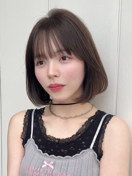 ロンドブルーム 天神大名店(Lond Bloom) 10代20代30代韓国ボブ髪質改善切りっぱなしボブ似合わせカット