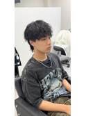 マッシュウルフ ツイストスパイラルパーマ
