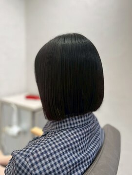 エス 大阪梅田店(es) 髪質改善縮毛矯正×似合わせカット【ボブ】