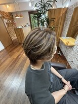 オートクチュール ランコントレ 七条店(Haute Couture Rencontrer)&nbsp;【センターパート×ハイライト】