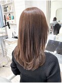 ツヤ髪ブラウン
