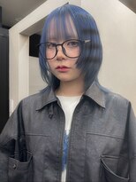 ヌル 神宮前店(Null)&nbsp;オーダーメイド/ルーツカラー/ブリーチデザインカラー/姫ウルフ