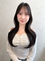 トゥルーズ 梅田店(TLUUS)&nbsp;【TLUUSミルクティーブロンドワンホンレイヤーダークブルー】