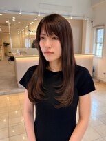 イマージュ 志免店(image)&nbsp;毛先ワンカールの垢抜けレイヤーストレート
