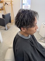 ザワン(The one) ホワイトメッシュ/メッシュ/波打ちパーマ/ハイライト/カラー