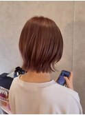さいたま新都心/ハッシュカット/グレージュ/デザインカラー
