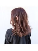 重めワンレンミディアムはゆるラフカールがおすすめ