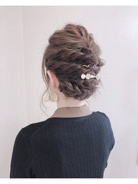 アナザヘアー なんば 高島屋前店(ANAZA hair) 編み込みフルアップ♪