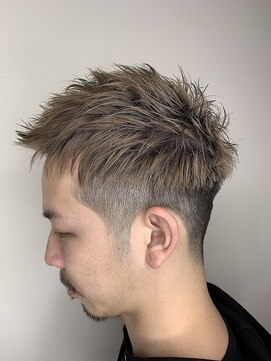 リグフクオカ(L.I.G fukuoka) 【L.I.G fukuoka】七三オールバックハイクラウンモヒカン