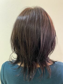 ビューティーヘアサロン アングル 八戸ノ里店(Beauty Hair Salon angle) 外ハネレイヤースタイル