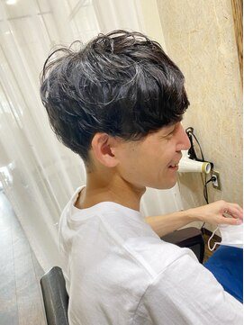 ファンド 千葉(fand) ニュアンス/メンズカット/サイドパート/メンズウェーブヘア/