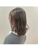 透明感グレージュ
