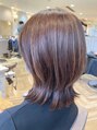 トッカ ヘアーラウンジ 日吉店(tocca) 明るめ白髪染めにハイライトを入れてます。グレイカラー歓迎です