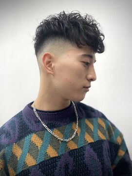 ヒロギンザ 川崎店(HIRO GINZA) スペインカール×スキンフェード