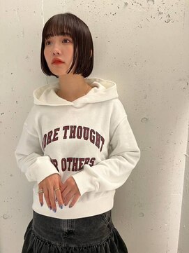 ガリカ 蔵前(Gallica) 【竹之内蔵人】大人かわいいナチュラル内巻きボブ/艶感ベージュ