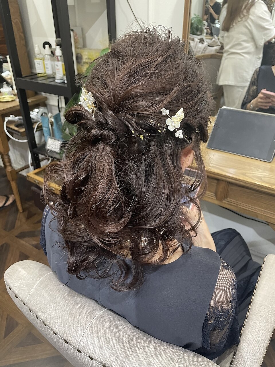 ヘアセット/ハーフアップ：L190854949｜アトリエメルシー 代々木