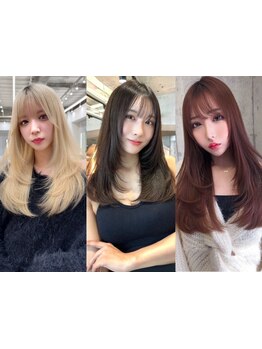 前髪&顔周りのレイヤーカットで創る女性らしい柔らかな曲線。小顔効果◎[金山/髪質改善/レイヤーカット]