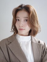 ジョエミバイアンアミ(joemi by Un ami)&nbsp;『joemi』前髪イメチェンウェーブパーマこなれミディ（小倉太郎