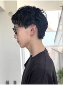 アップバング　刈り上げなし