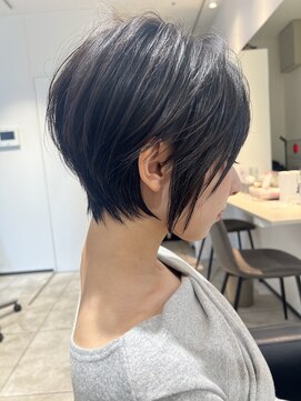 ナイン バイ アソビ 銀座(Nyne by asobi) 30代40代50代◎襟足ギザギザ/大人ショートボブ【Nyne】