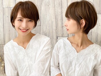 リバティ 登戸(Liberty)の写真/【髪質改善◎サラツヤ・扱いやすいショートカット・ボブ】洗練されたカット技術で似合わせショートカットに
