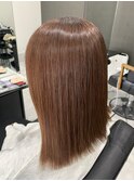 メンテナンスカット×ピンクグレージュ
