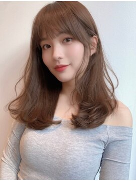 ユーフォリア 青山(Euphoria) 大人可愛い大人美人ふんわりカール小顔カットショコラアッシュ