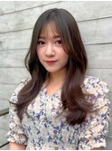 ゆるレイヤーでつくる上品ロング