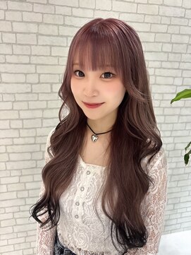 アース 静岡駅前店(HAIR&MAKE EARTH) pink lavender × black