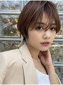 #切りっぱなしボブ #前下りボブ #顔周りレイヤー #小顔カット
