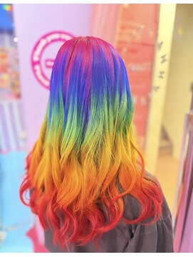 ヘアサロン トミー(Hair salon TOMMY) レインボーカラー