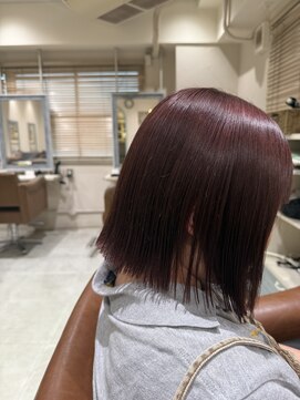 フレーム へアアンドトリートメント 天王寺北口店(FRAME) レッドバイオレット