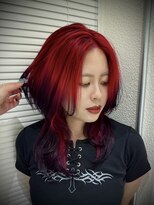 アドネ プライム(adne prime)&nbsp;ルーツカラー/レッド/ロングレイヤー