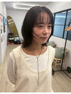 ヌビラ(Nubira) 顔周りレイヤーボブ/ウルフカット/透明感カラー/西千葉