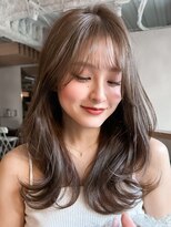 アグノス 青山(Agnos)&nbsp;グランマッシュセミディ前髪暗めカラー美髪シースルーバング