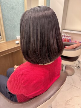 アッシュ 下北沢店(Ash) 柔らかい縮毛矯正の結べるボブ