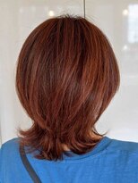 ジュリアンマーラ(Julien Mara) レッドブラウン/くびれショート/ネオウルフ/秋ヘア/イメチェン