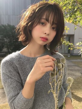 カノイ(KANOI) 【顔タイプ診断】垢抜け大人ショートボブ×グレーベージュ